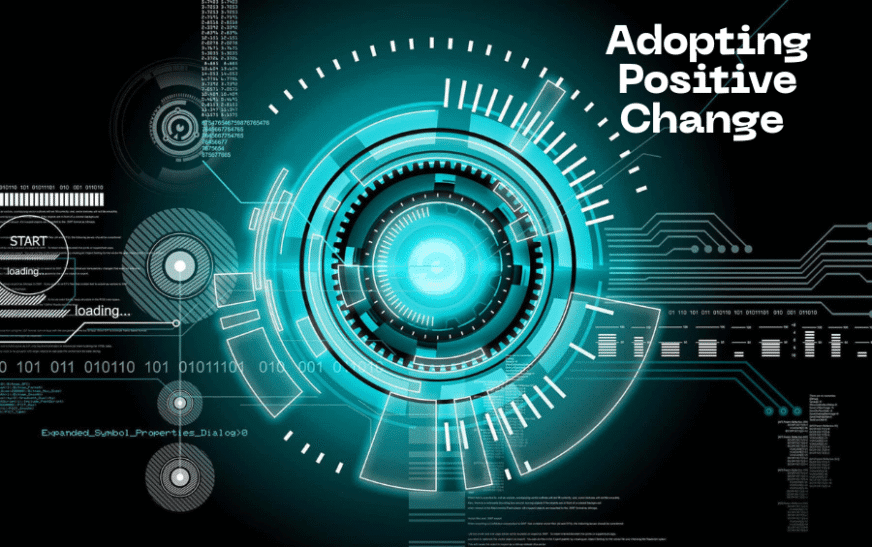 An image as Adopting Positive Change Through technology