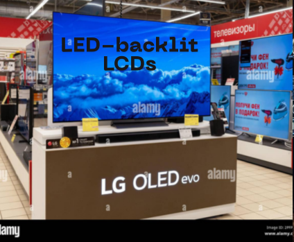 An image as LED-backlit LCDs