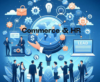 An image as AI in Commerce & HR