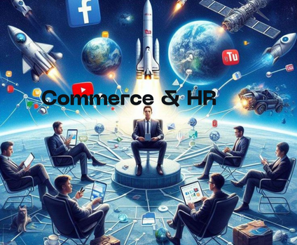 An image as AI in Commerce & HR