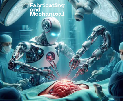 An image as Fabricating and Mechanical Robot Assistants